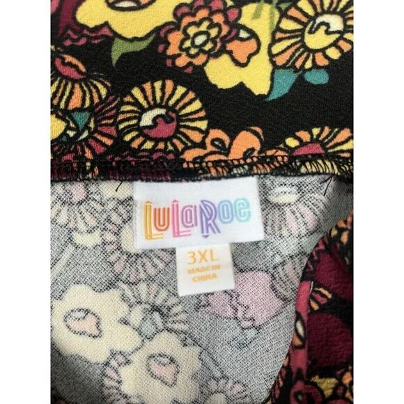 LuLaRoe NWT Cassie‎ Floral Skirt Women’s Size 3XL - Picture 4 of 5